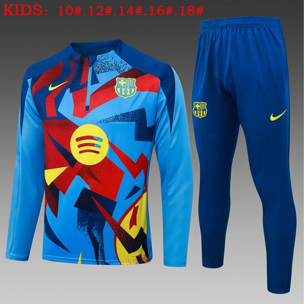 Ninos Sudadera De Training Barcelona 2026/27 Azul 5